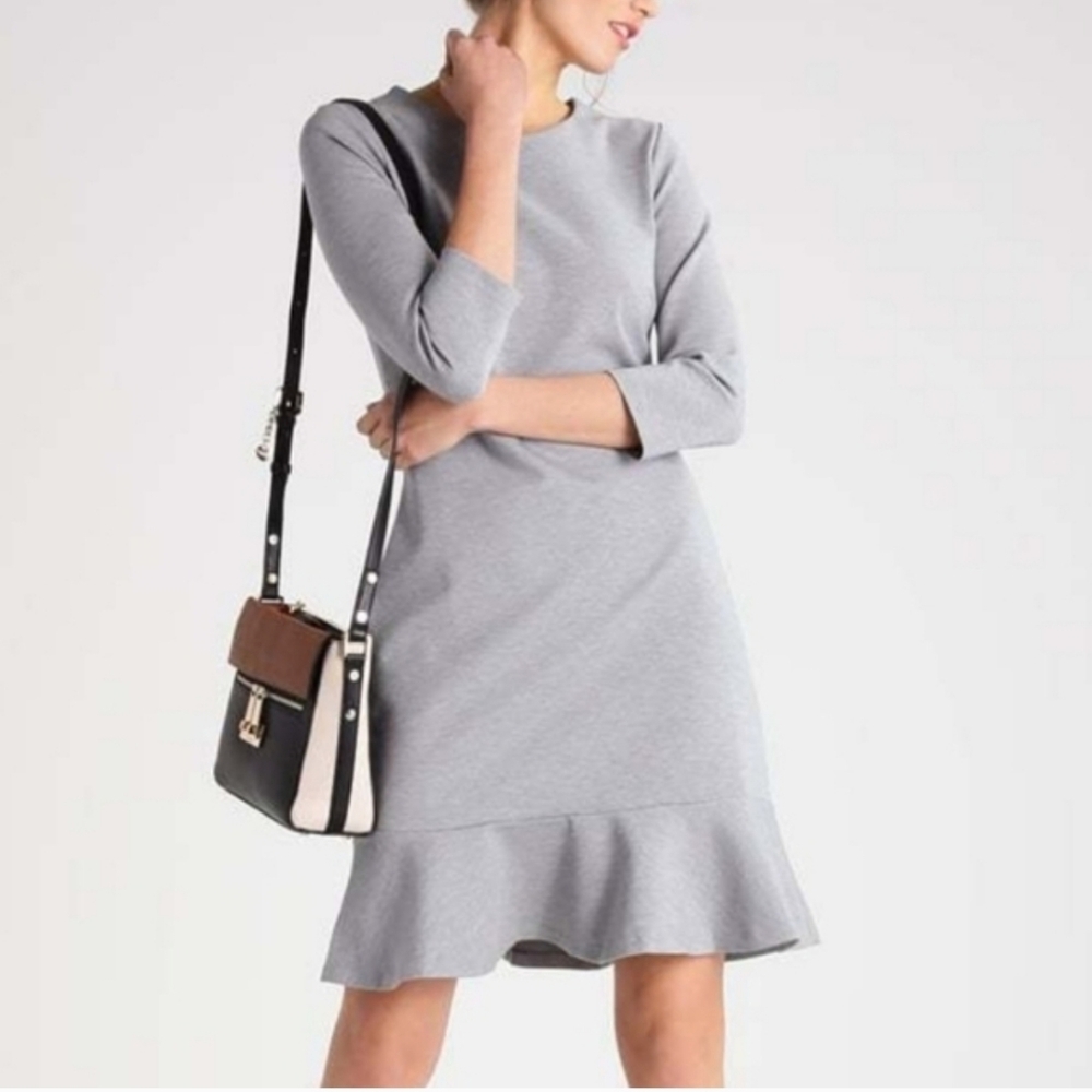 Banana Republic Elegant Gray Women's Dress